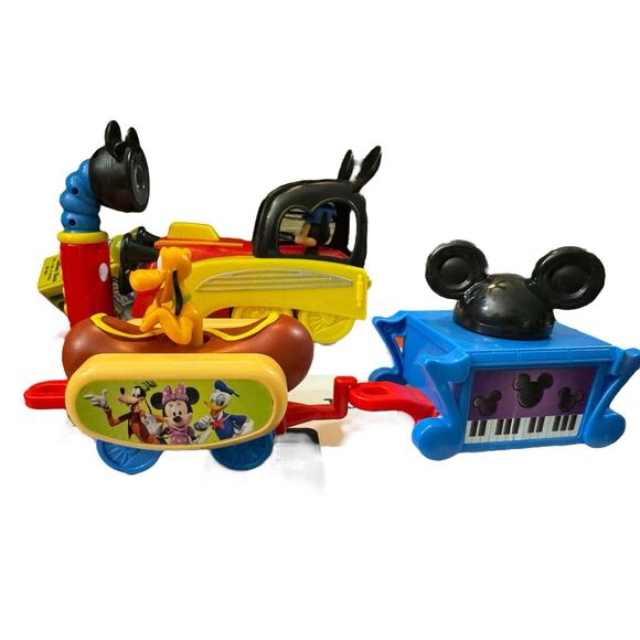 Mickey Mouse Disney Junior Funhouse Light The Way Musical Train Preowned - Picture 9 of 9